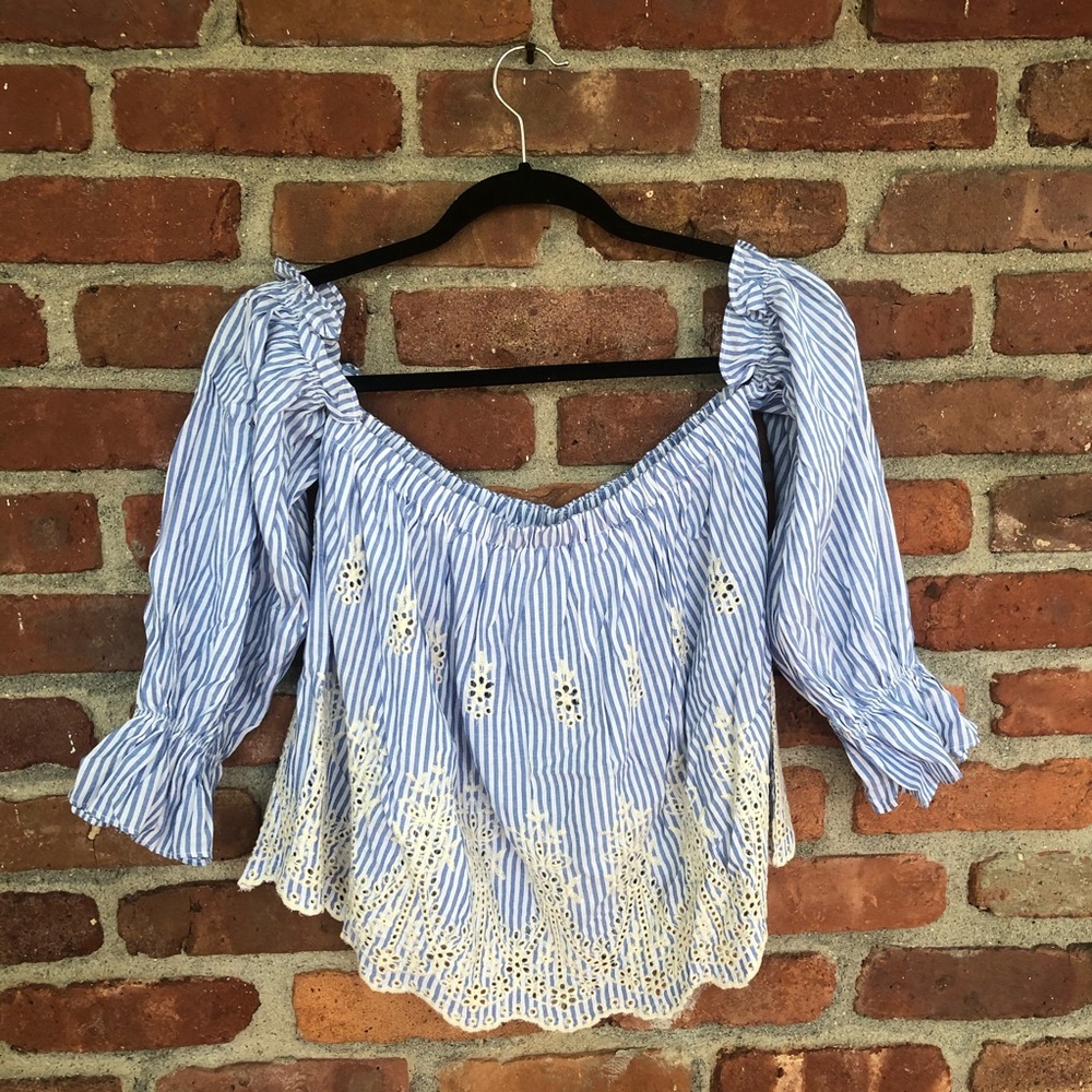 Striped summer blouse